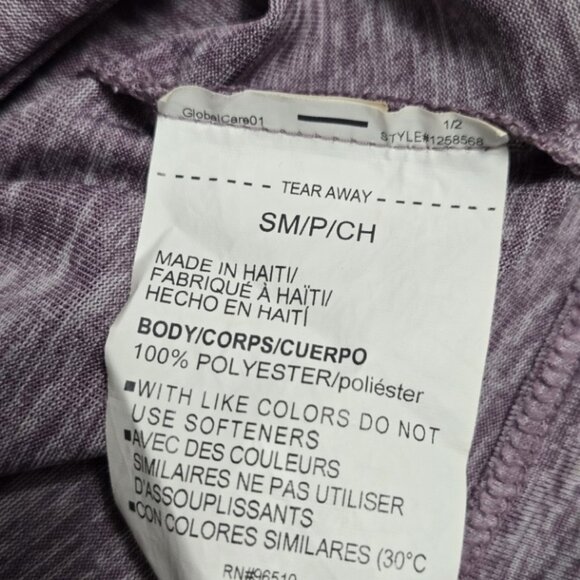 380. Under Armour Size Small Purple Heather Heat Gear - Picture 6 of 7